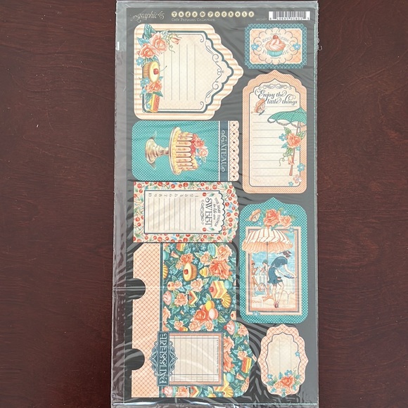 Graphic 45 Café Parisian Collection, bundle of 3 - Picture 8 of 9